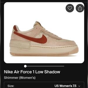 Nike Air Force 1 shadow shimmer